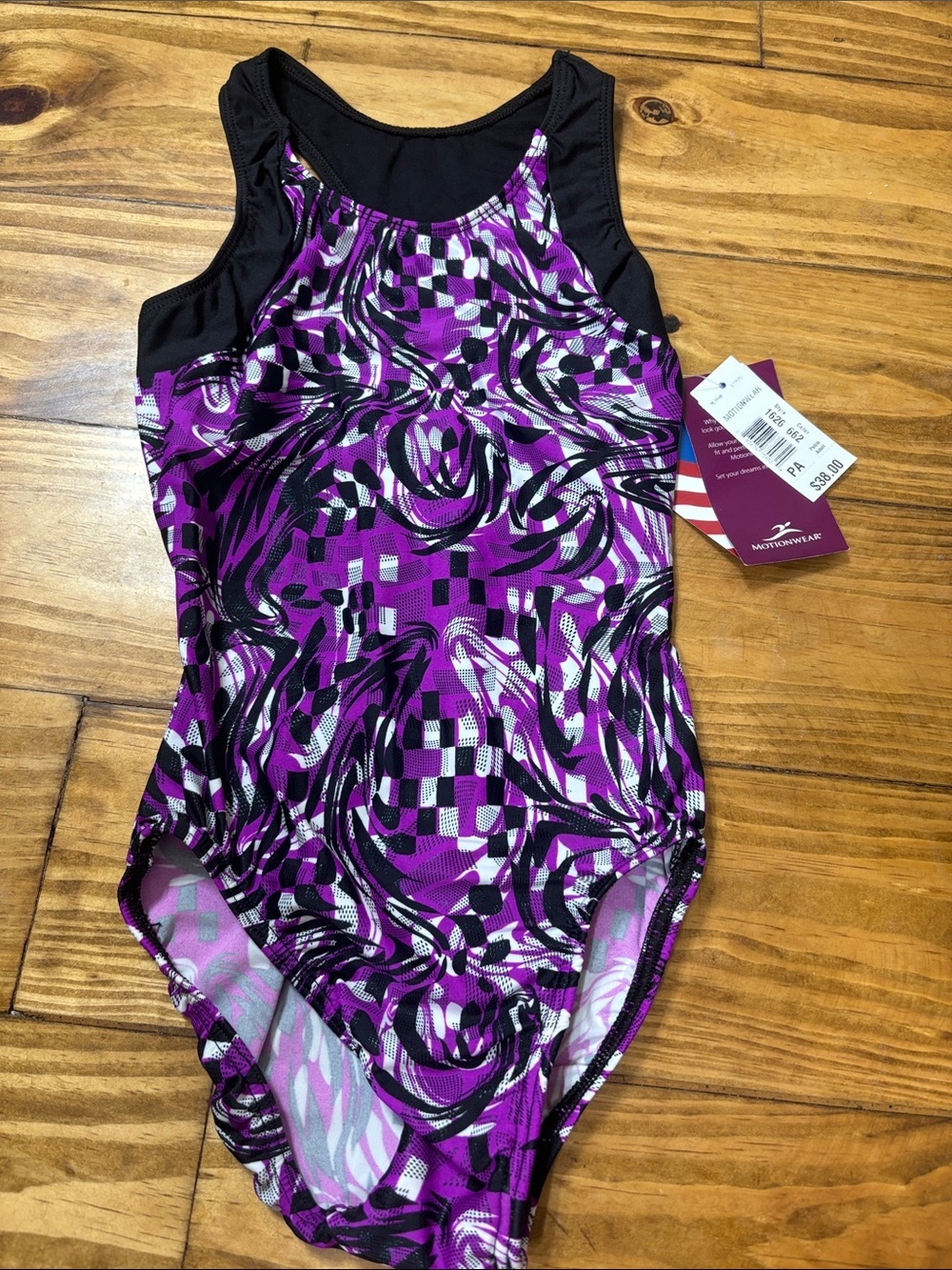 NWT Motionwear Petite Adult Gymnastics Leotard Style 1626 Color 662